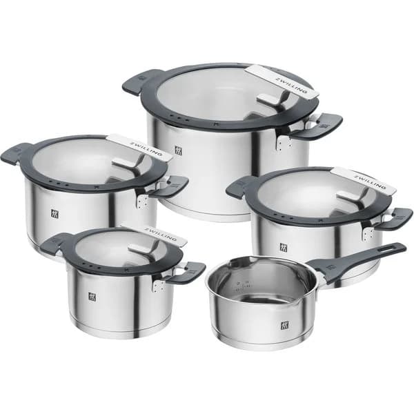 Zwilling Simplify Grytset 5-delar med 4 st glaslock