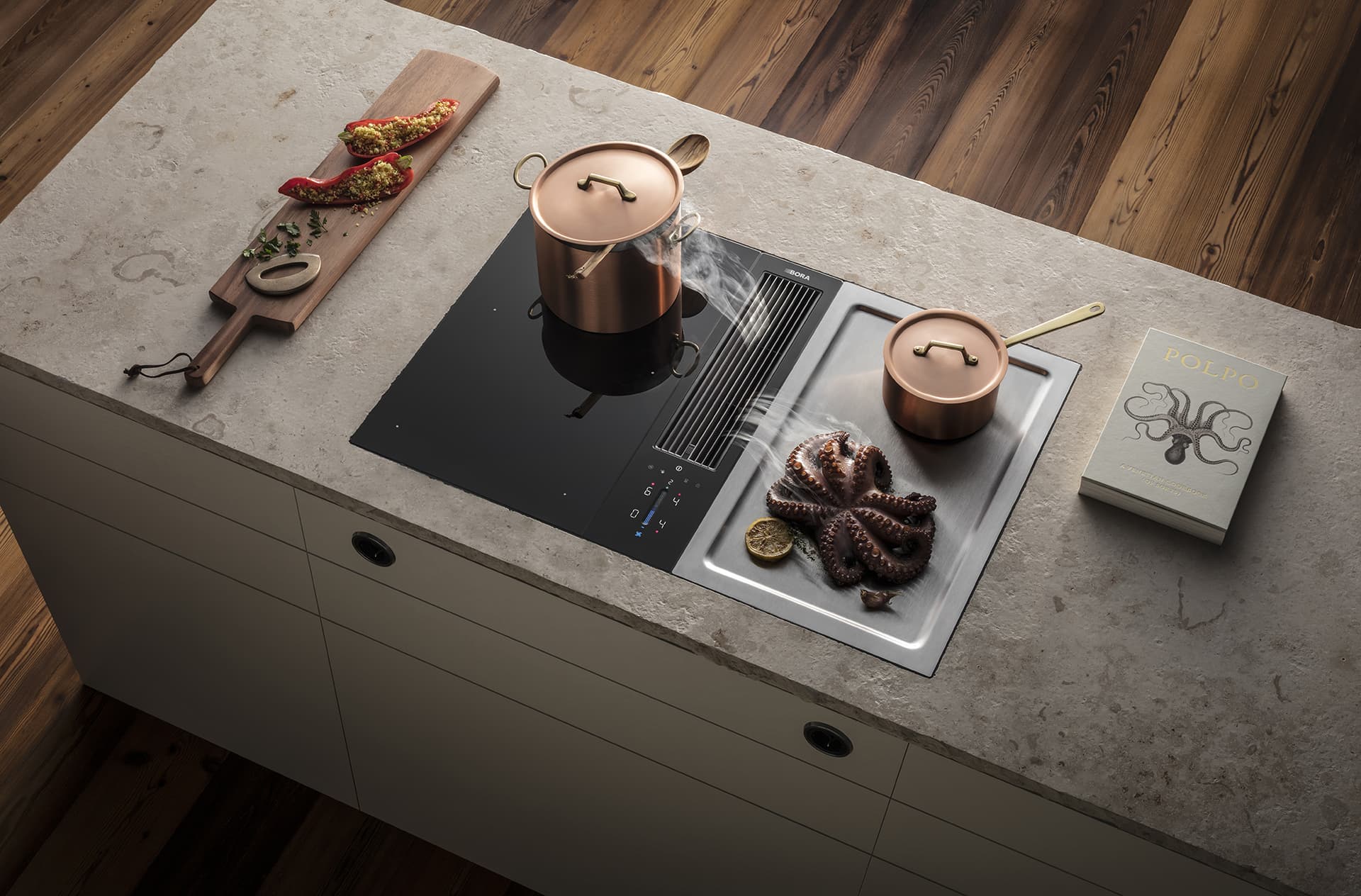 BORA Pure - Fläktgaller i Aluminum