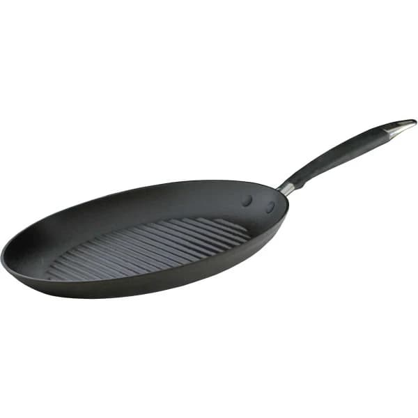 Ronneby Bruk grillpanna i lätt gjutjärn (Runt), 30 cm