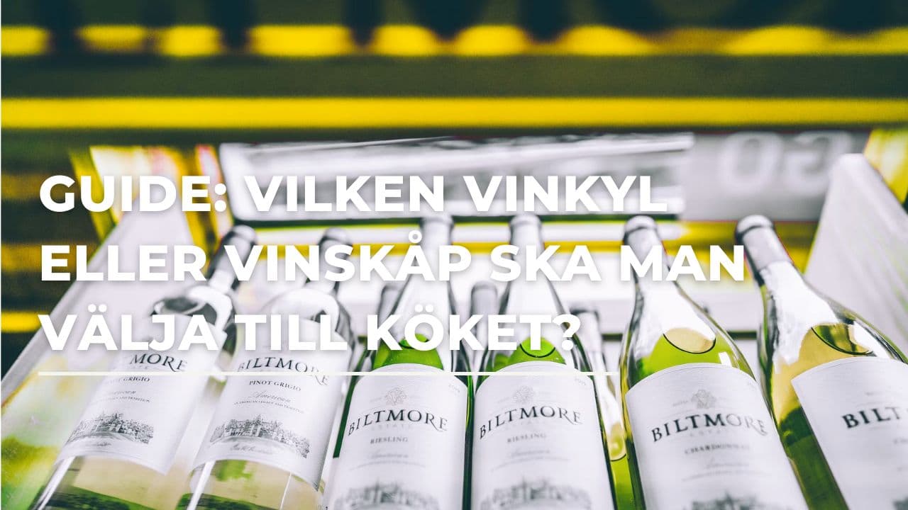 Guide: Vilken vinkyl eller vinskåp ska man välja till köket? (2024)