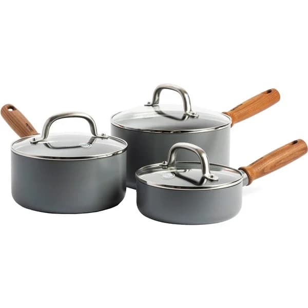 GreenPan Mayflower Pro kastrullset, 3 delar