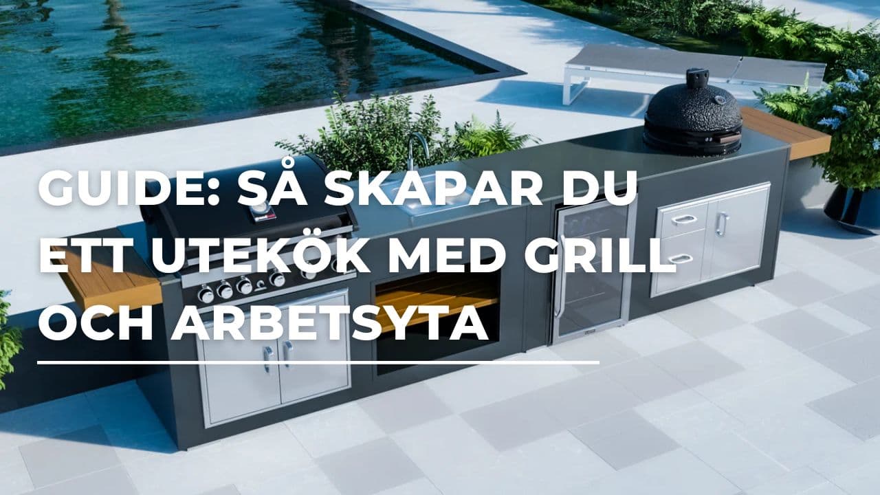 Guide: Så skapar du ett utekök med grill och arbetsyta (2024)