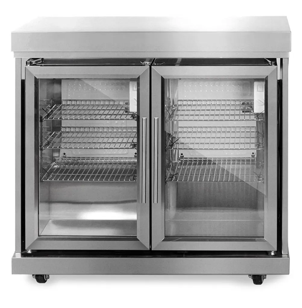 Myoutdoorkitchen - Modul kylskåp med dubbeldörrar (126 liter), 96 cm