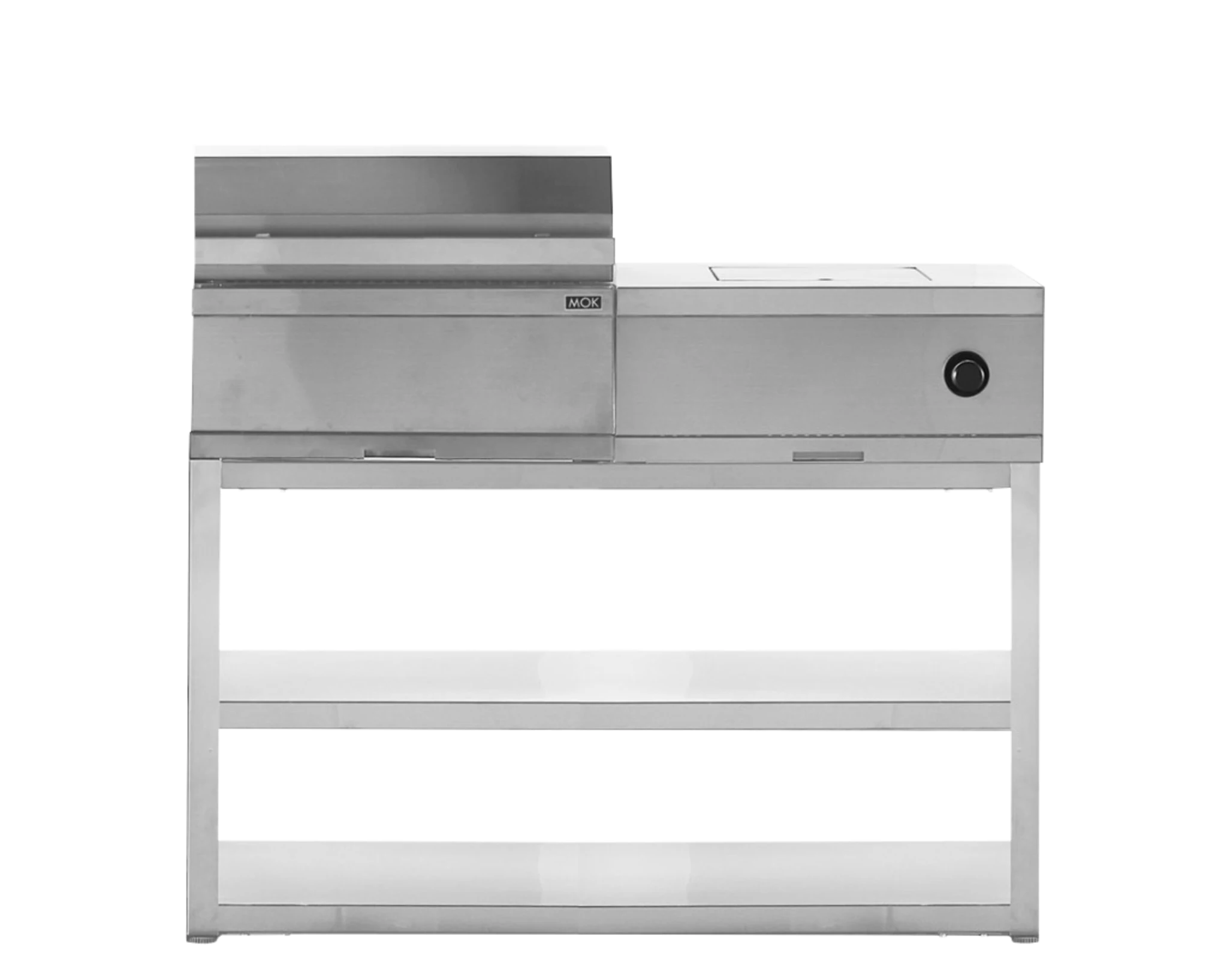 Bild av Nordic Line - Fristående kolgrill med sidobrännare