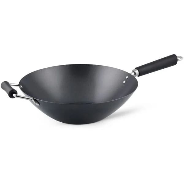 Ken Hom Excellence wokpanna i kolstål, 35 cm