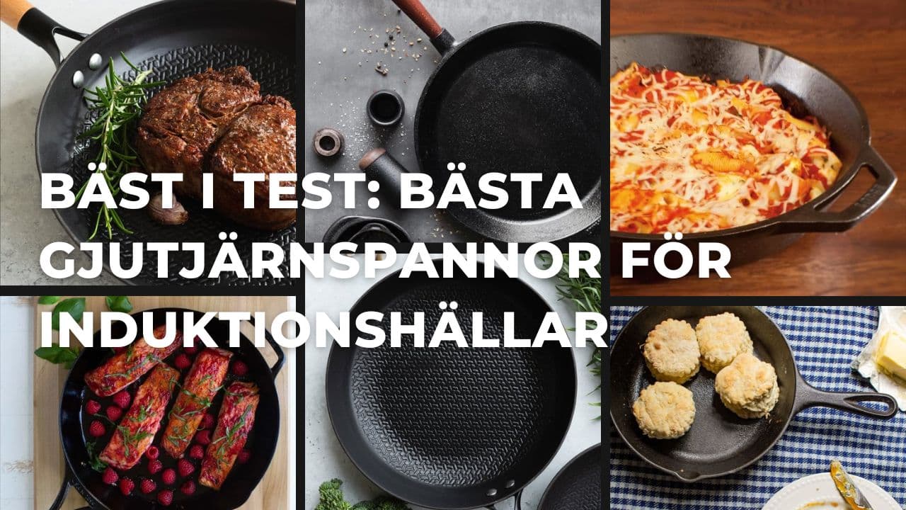 Bäst i test - Bäst stekpannor i gjutjärn till induktionshällar (2025)