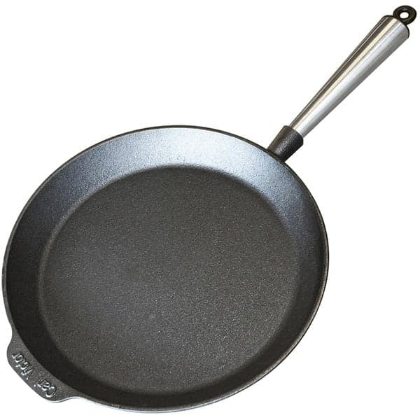Carl Victor gjutjärnsstekpanna med stålhandtag, 28 cm