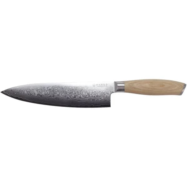 Mareld - Akio kockkniv i 67-lagers damaskusstål, 21 cm