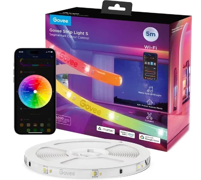 Govee RGBIC LED Lightstrip, 5 meter