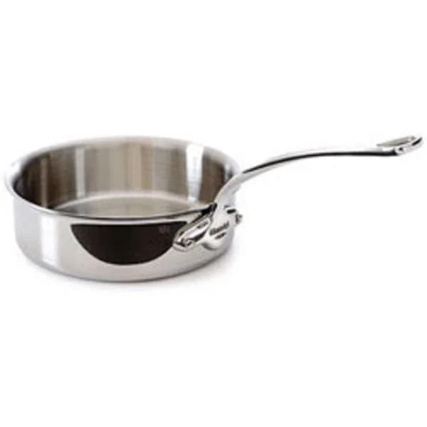Mauviel M´Cook traktörpanna i rostfritt stål med lock, 24 cm