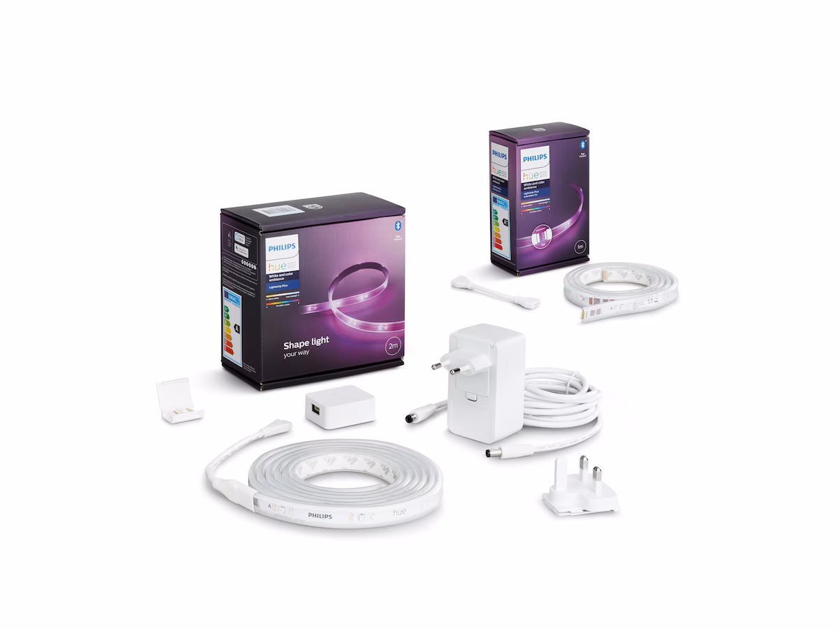 Philips Hue - Lightstrip, 2 meter (startpaket) + 1 meter förlängning