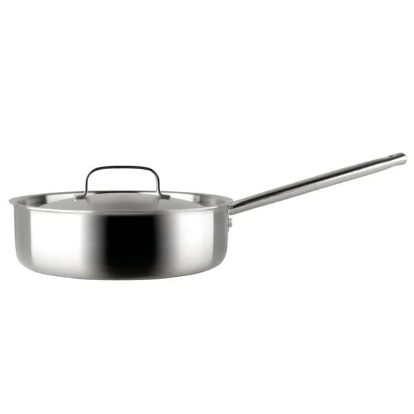 Pillivuyt Gourmet Somme traktörpanna i rostfritt stål med lock, 24 cm