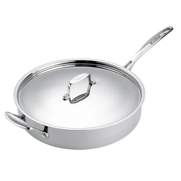Scanpan Fusion 5 traktörpanna i rostfritt stål med lock, 26 cm