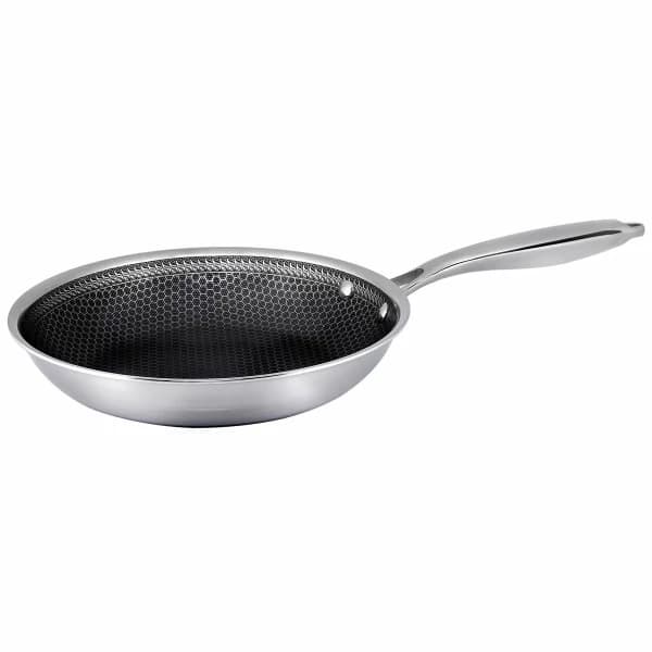 Hâws - Santo: Stekpanna med Honeycomb-mönster i rostfritt stål, 24 cm