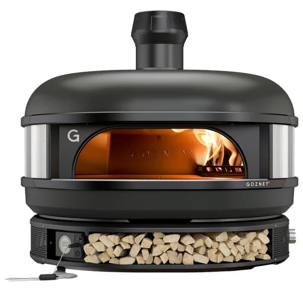 Gozney Dome Dual Fuel pizzaugn som använder trä, kol eller gas