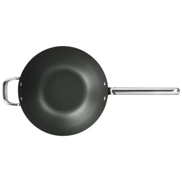 Scanpan - Black Iron wokpanna i kolstål, 30 cm