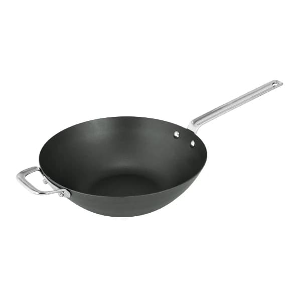 Scanpan - Black Iron wokpanna i kolstål, 30 cm