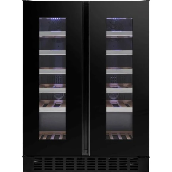 Temptech: STHLM ST2DX60DRB (Svart) - 38 flaskor, 60 cm