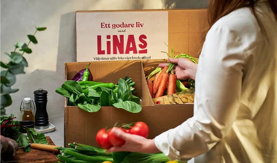 Linas Matkasse - Skapa din egen meny med upp till 30 portioner 492 kr rabatt)