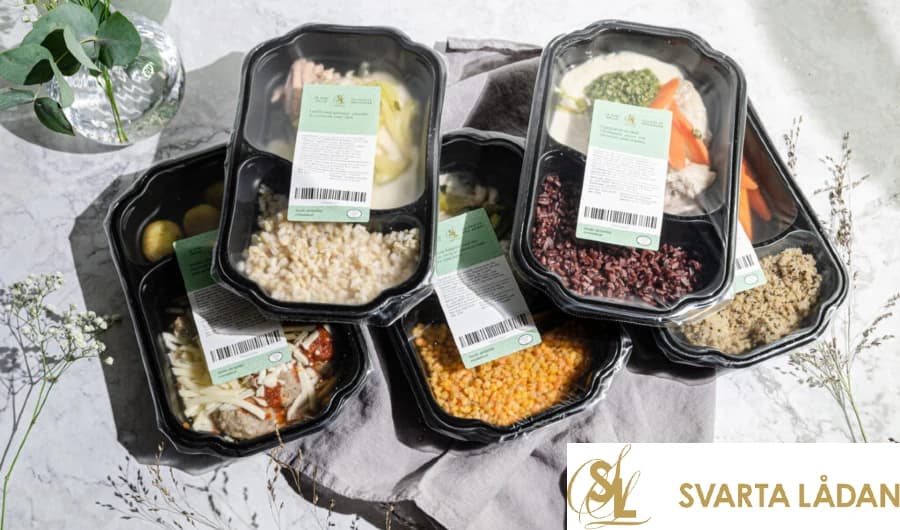 Svarta Lådan - Välj en matlåda med minst 5 färdiglagade måltider (20% rabatt)