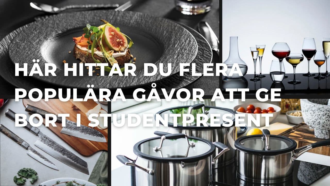 Studentpresent: Presenter att ge till den matintresserade studenten (2025)