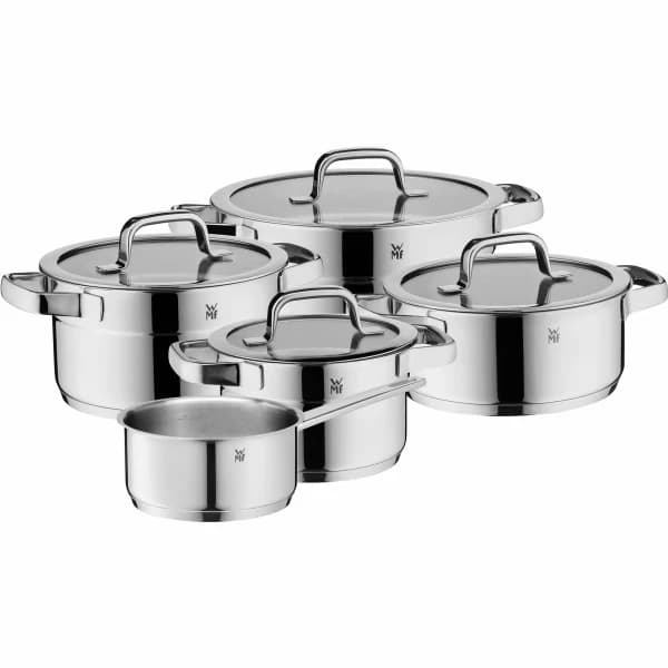 WMF Compact Cuisine grytset i rostfritt stål, 9 delar