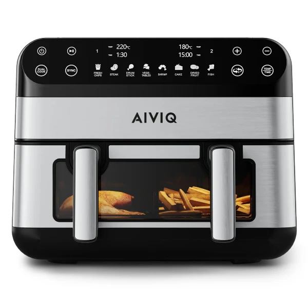 AIVIQ Premio (AAF-D561) Dual airfryer med kapacitet för 10 liter