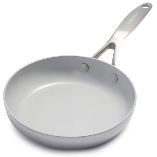 Greenpan Venice Pro stekpanna i rostfritt stål med keramisk beläggning, 20 cm
