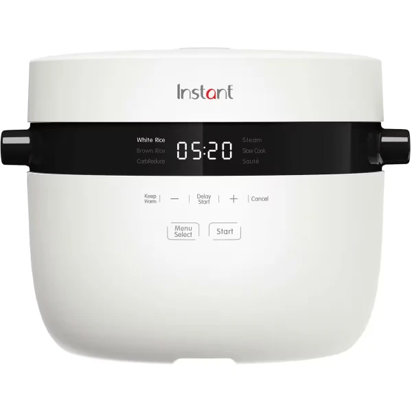 Instant Pot ris- och ångkokare (vit), 2,8 liter