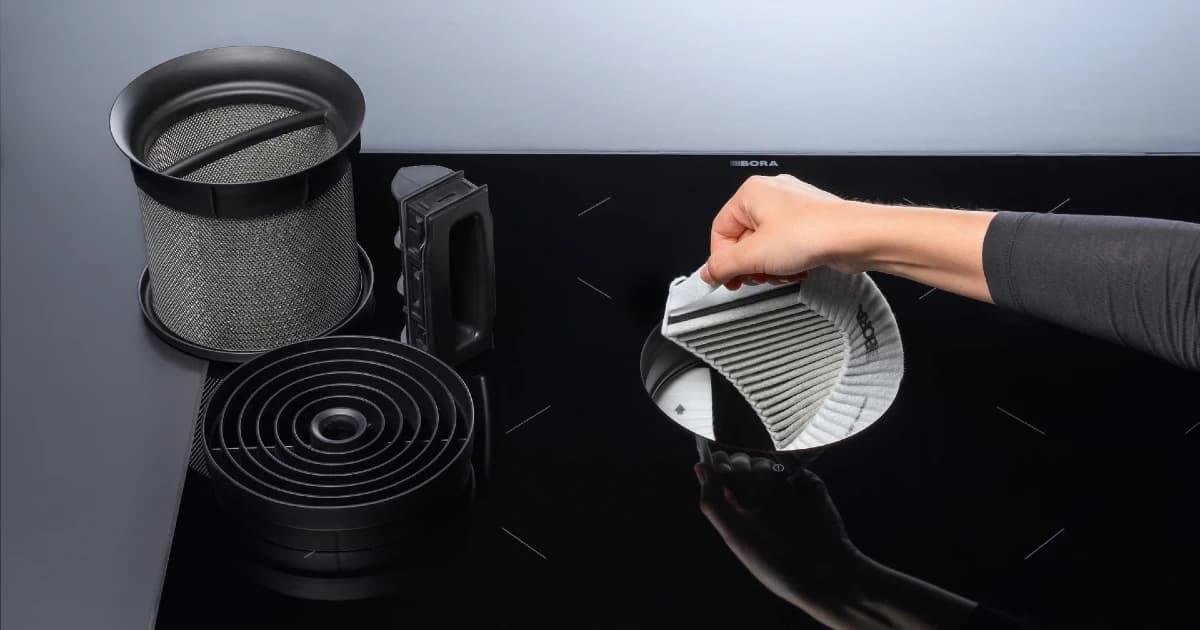 Enkel rengöring av BORA Pure-modellerna