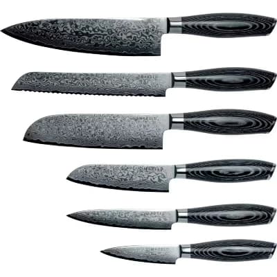 Mareld knivset, 6 st knivar