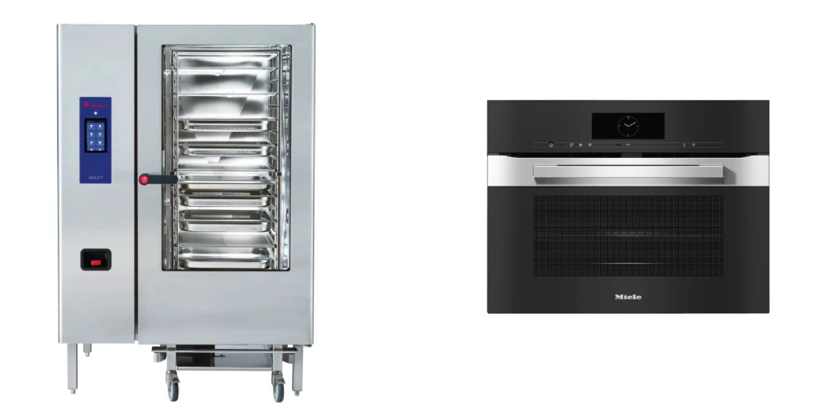 Professionell kombiugn jämfört mot en för hemmabruk