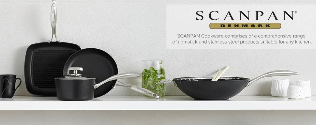 Rostfria stekpannor och kastruller från Scanpan