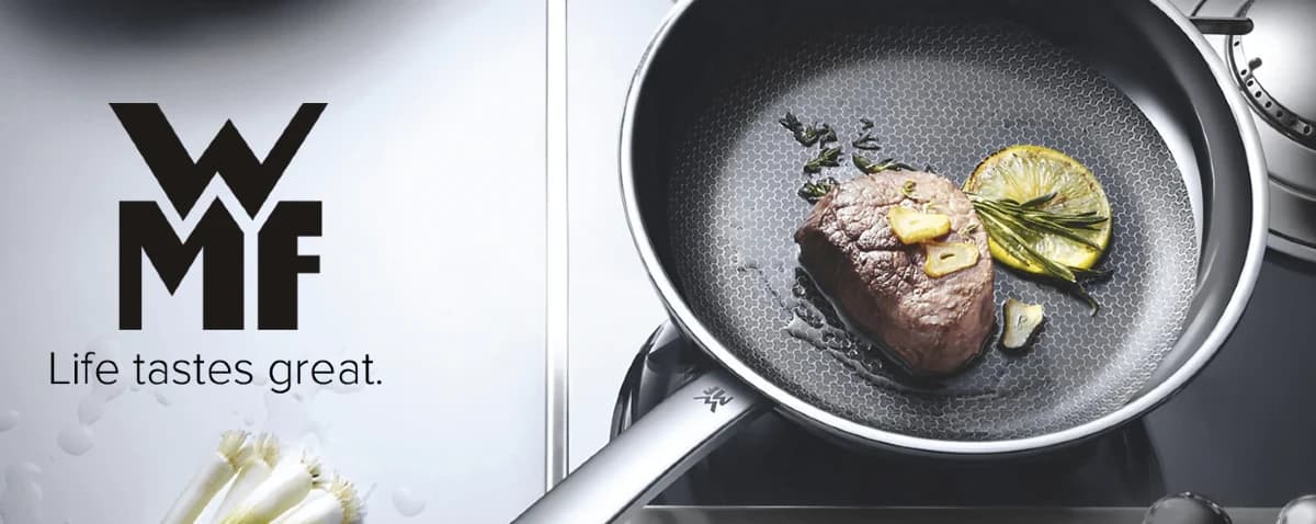 Rostfria stekpannor och kastruller från WMF