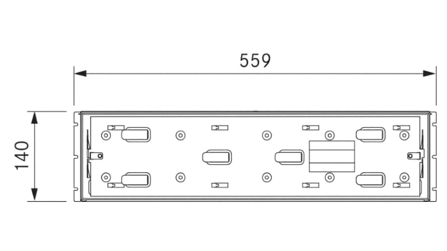 BORA Multilåda 140 mm