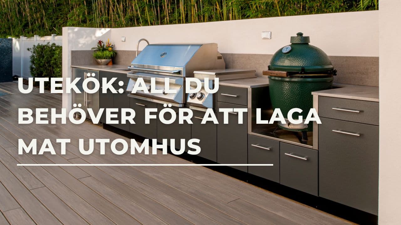 Utekök: Inspiration och ideér för dig som vill laga mat utomhus (2026)