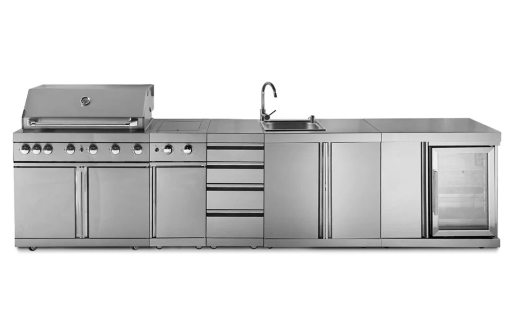 Bild av Oregon Stainless Collection med grill och kylskåp
