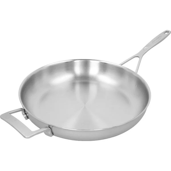 Demeyere Industry stekpanna i rostfritt stål (5-ply) med hjälphandtag, 32 cm