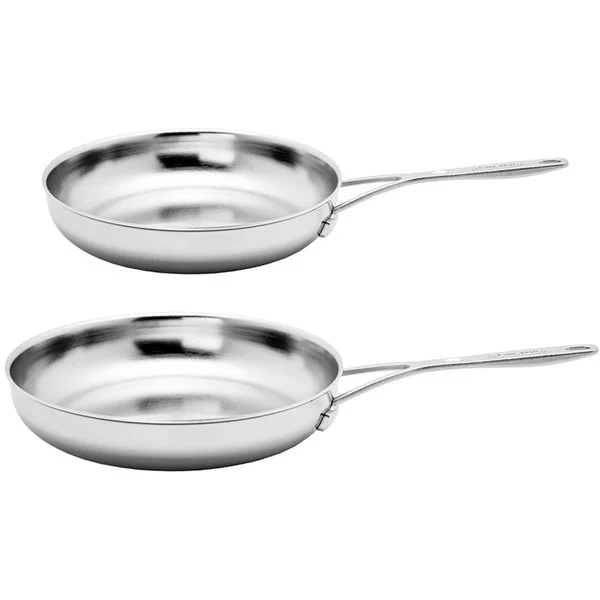 Bild av Demeyere Industry stekpanneset i rostfritt stål, 20 cm + 28 cm