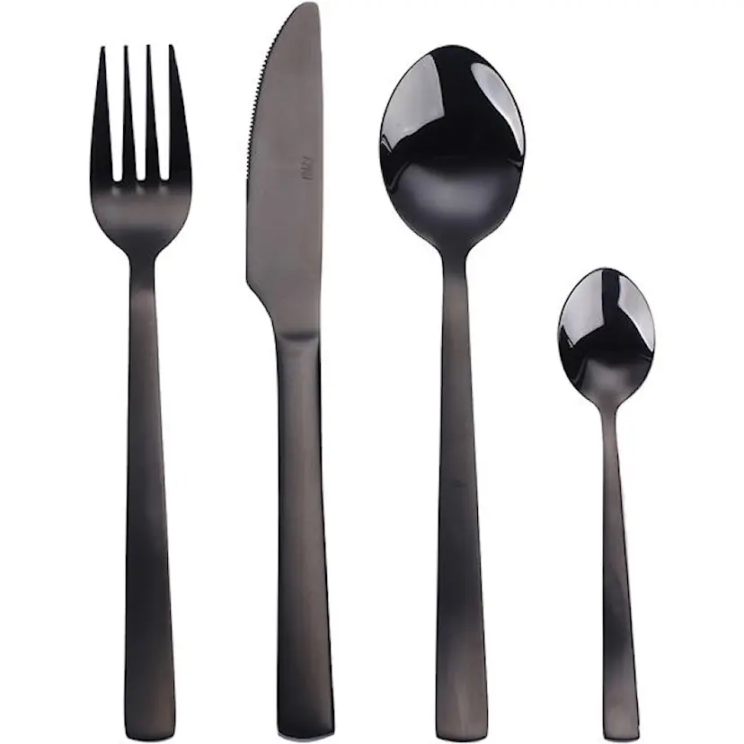 Aida - Raw bestickset svart, 60 delar