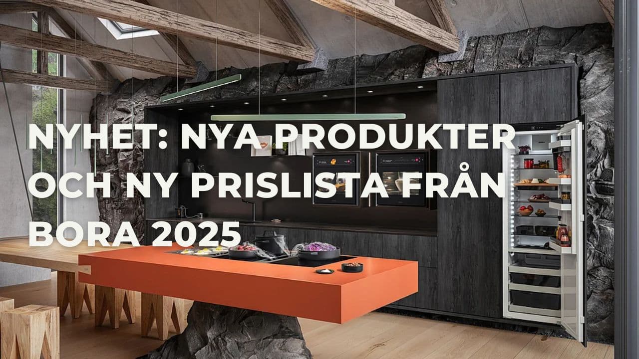 BORA lanserar nya produkter och uppdaterar prislistan inför 2025