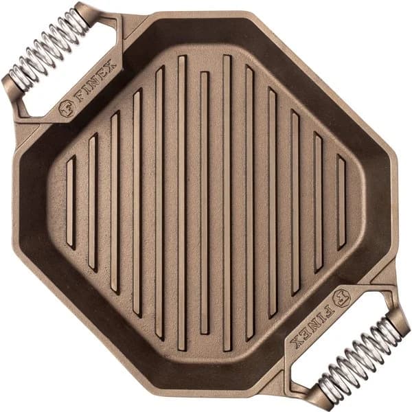 Bild av Finex grillplatta med höga kanter