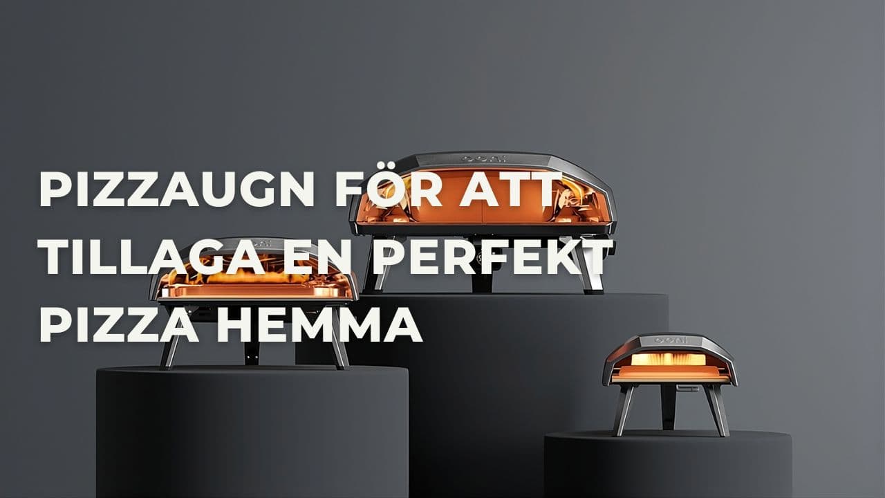 Pizzaugn: Så kan du tillaga en perfekt pizza i trädgården eller på uteplatsen