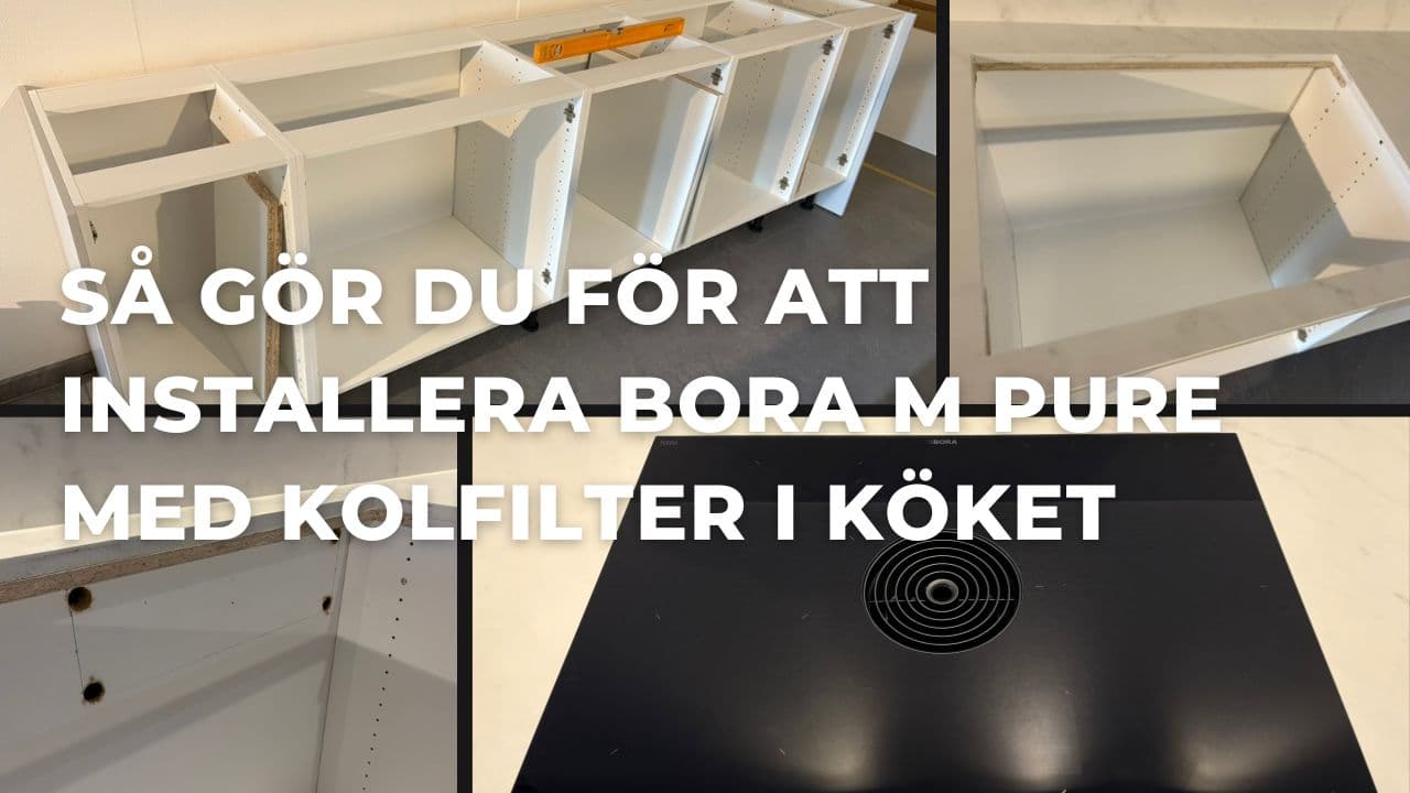 Gör det själv: Så installerar du BORA M Pure med kolfilter