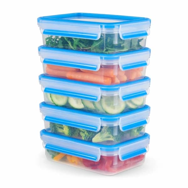 Tefal MasterSeal Fresh Mealprep behållare, 5 st