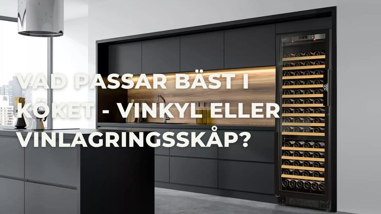 Guide: Ska man välja en vinkyl eller ett vinlagringsskåp till köket?