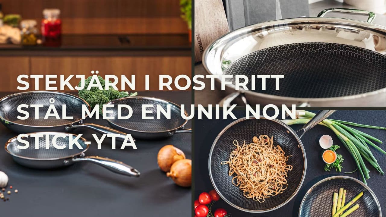 Stekjärn i rostfritt med non-stick-beläggning: Så funkar det i praktiken (2026)