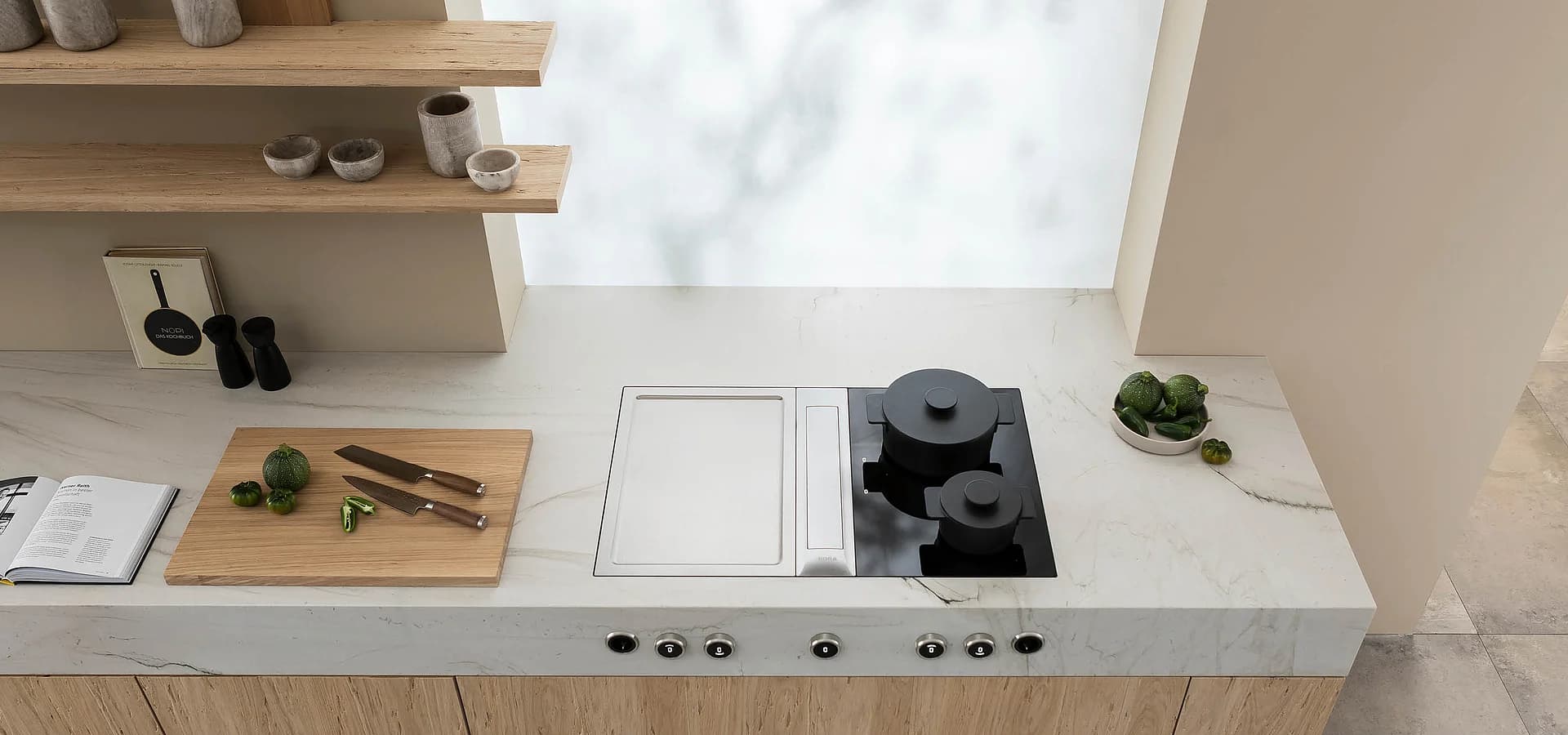 BORA - Spishäll med inbyggd fläkt