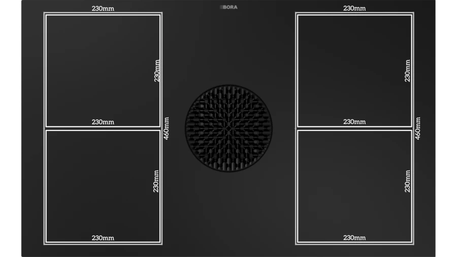 BORA X Pure Rough (kolfilter)